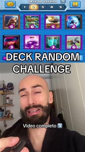 Deck random challenge clash royale this time is really hard