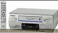 Panasonic PV-V4524S 4-Head Hi-Fi VCR, Silver