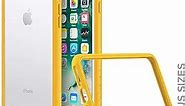 RhinoShield Bumper Compatible with [iPhone 8 Plus / 7 Plus] | CrashGuard NX - Shock Absorbent Slim Design Protective Cover [3.5M / 11ft Drop Protection] - Yellow
