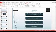 How To Use Action Buttons In PowerPoint 2013