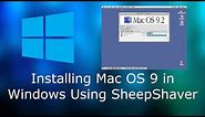 How To Install Mac OS 9 In Windows Using SheepShaver