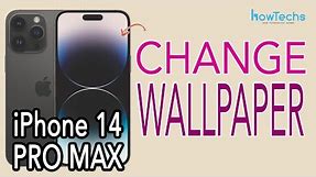 iPhone 14 Pro MAX - Detailed intro on how to Change Wallpaper #iphone14promax #iphone14wallpaper