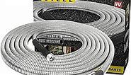 Bionic Steel 75 FT Garden Hose with Nozzle, 304 Stainless Steel Metal Water Hose 75Ft, Flexible Hose, Kink Free, Lightweight and Durable, Crush Resistant Fitting, Easy to Coil, 500 PSI - 2024 Model