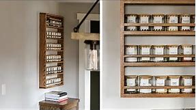 How To Make A Wall-Mounted Spice Rack