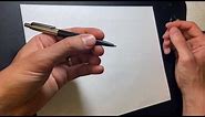 How to hold a pen (or pencil) properly and write without pain