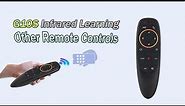 G10S REVIEW！！！Air Mouse How To Pair | TV Remote Control IR Learning With Power Button