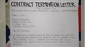 How To Write A Contract Termination Letter Step by Step Guide | Writing Practices