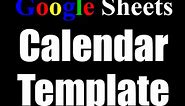 2023, 2024, 2025, & Automatic Calendar Templates (Monthly & Yearly) for Google Sheets