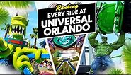 Every Ride at Universal Orlando Resort RANKED 2024