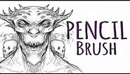 How to Create a Pencil Brush in Photoshop