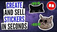 Redbubble stickers | how to make money in literally seconds 💰