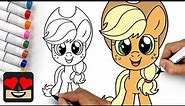 How To Draw Applejack | My Little Pony