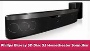 Philips Blu-ray 3D Disc 5.1 Home Theater Soundbar System HTS7140