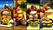 Evolution of Donkey Kong in Mario Kart (1992-2019)