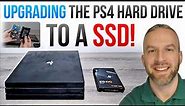 UPGRADE your PS4 hard drive to a SSD! | Installation Guide and Test