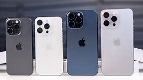 iPhone 15 Pro & Pro Max: All Colors Compared!