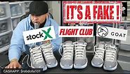 OMG GOAT StockX and flight club all selling fake cool grey 11’s WTF!!!
