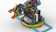 LEGO MOC-141742 lego spike/robot inventor robot arm with turntable and grabber (Technic 2023)