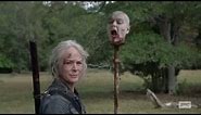 The Walking Dead 10x14 "Carol Puts Alpha's Head On Pike" Season 10 Episode 14 HD "Look at the