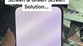 iPhone 13 Promax White & Green Screen Solution..#applespecialist #fypシ | Rain Gadget's Shop
