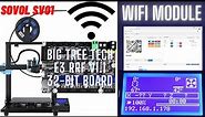 Big Tree Tech E3 RRF 32 bit motherboard on Sovol SV01 - Enable WiFi printing using ESP8266 module