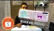 Cheap 200+ Pesos Keyboard and Mouse Combo from Shopee | AOC Luminous Wired Set | Unboxing and Review