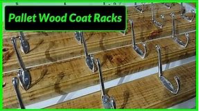 Making Rustic Coat Racks out of Pallet Wood (DIY Gift Ideas)