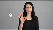 How To Sign Numbers 1-10 in ASL - American Sign Language