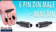How To Install The 6 Pin Mini DIN Male Solder Connector