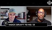 Top 30 Visits, Draft Night Scenarios and a Mock Draft to No. 13 | Raiders | NFL