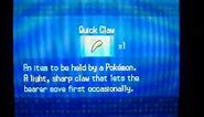 Pokemon Black/White - How to get Quick Claw