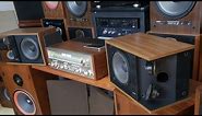 BOSE 301 ii Speakers and Pioneer SX-950 Stereo Receiver- Vintage Sound Demo
