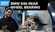 BMW E46 M3 Rear Wheel Bearing Replacement DIY (2001-2006 BMW E46 M3, 330i, 330ci, 325xi)