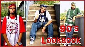 90's 00's Fashion Lookbook Hip Hop Baggy Fashion - Men's Wear Clothes Clothing Style Music