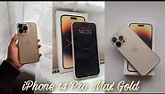 iPhone 14 Pro Max Unboxing - Gold (256GB) + Accessories