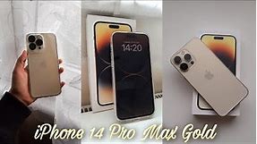 iPhone 14 Pro Max Unboxing - Gold (256GB) + Accessories