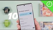10 Developer options you NEED to enable on your Android!