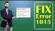 How to Fix Error Code 1015 || You are being rate limited Error 2023 | Error 1015