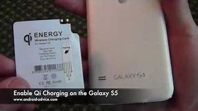 How to Enable Galaxy S5 Wireless Charging