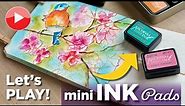 Tim Holtz Mini Archival Ink Pads; Permanent, Colorful, Portable, for Small Spaces–Tutorial Tidbits