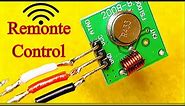 How To Make Simple RF Remote Control One Channel Transmitter and Receiver