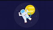 Astronaut Animation | CSS Animation Tutorial