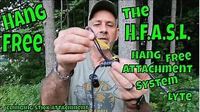 How To Easily Attach Your Climbing Sticks With The Hang Free System.