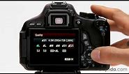 Canon DSLR Tutorial - Image format and size options