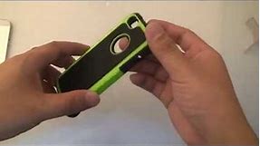 For iPhone 4 / 4S Rugged Rubber Matte Hard Case Cover Shockproof +stylus