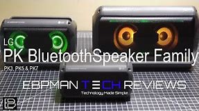 Review | LG Bluetooth Water Resistant Portable Speakers PK3, PK5 & PK7