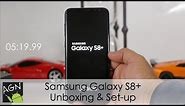 Samsung Galaxy S8 Plus Unboxing and Set-up