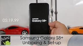 Samsung Galaxy S8 Plus Unboxing and Set-up
