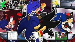 Sonic & Shadow Visit DEVIANTART! - SONADOW?!