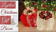 Lighted Christmas Gift Boxes | Easy Christmas Light Up Presents | DIY Christmas Home Decor